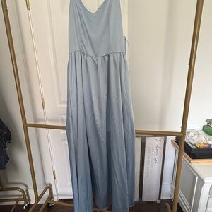 Aura Light Blue Maxi Dress
